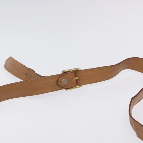 Burberrys Nova Check Shoulder Bag PVC Beige Gold Auth BA2017 - Picture 9 of 16